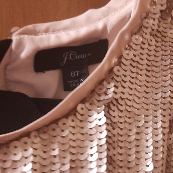 J.Crew Bianca Rose Gold Sequin Top Size
8 tall - Picture 3 of 4